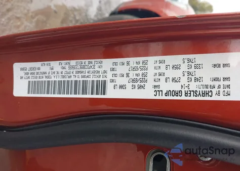 2014 Dodge Journey Sxt from USA, damaged, VIN 3C4PDCBB9ET235655